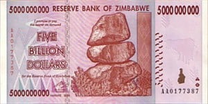 Zimbabwe hyperinflation